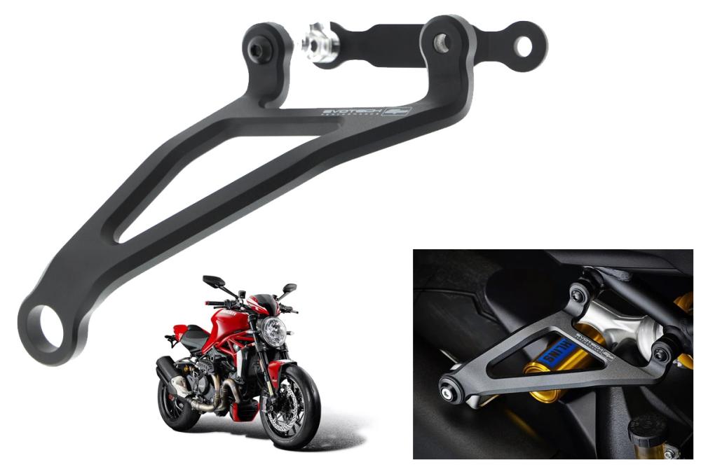 Ducati Monster 797 / 821 / 1200 Auspuffhalter ab 2016 Evotech Performance